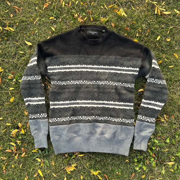 All Saints Wyverym Wool Blend Crew - Picture 1 of 3